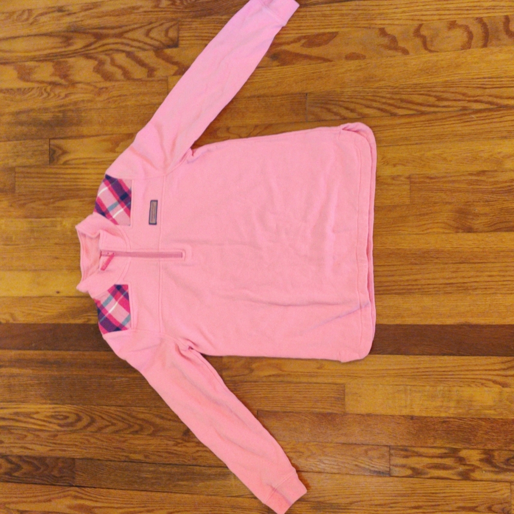 Vineyard Vines Kids Pink Flannel Sweater